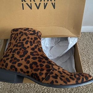 Men’s Chelsea leopard print boot